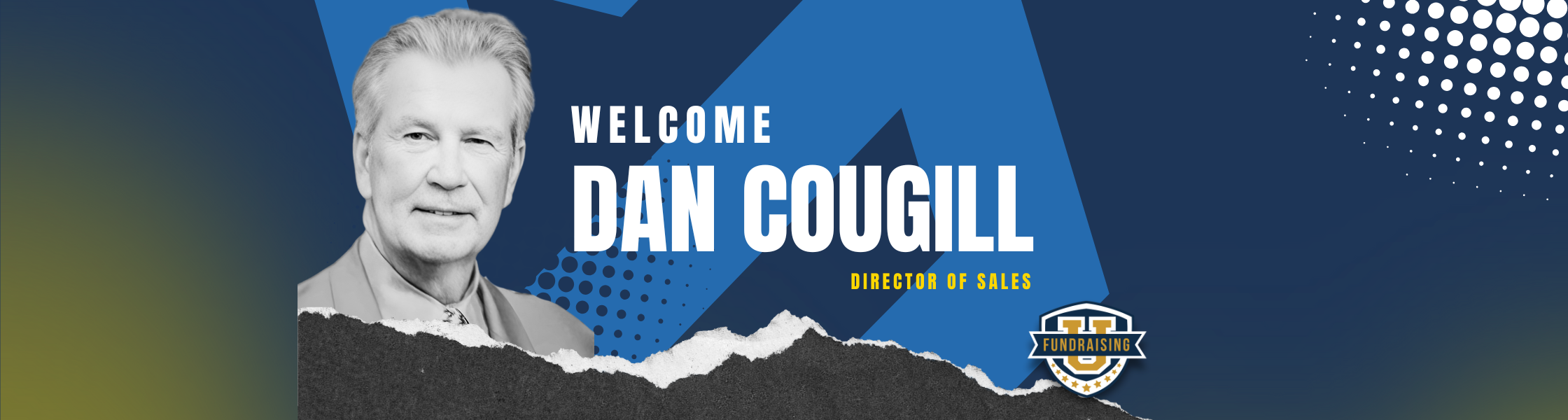 Professional portrait of Dan Cougill, Director of Sales at Fundraising University, former Wilson Sporting Goods and Riddell Sports executive.